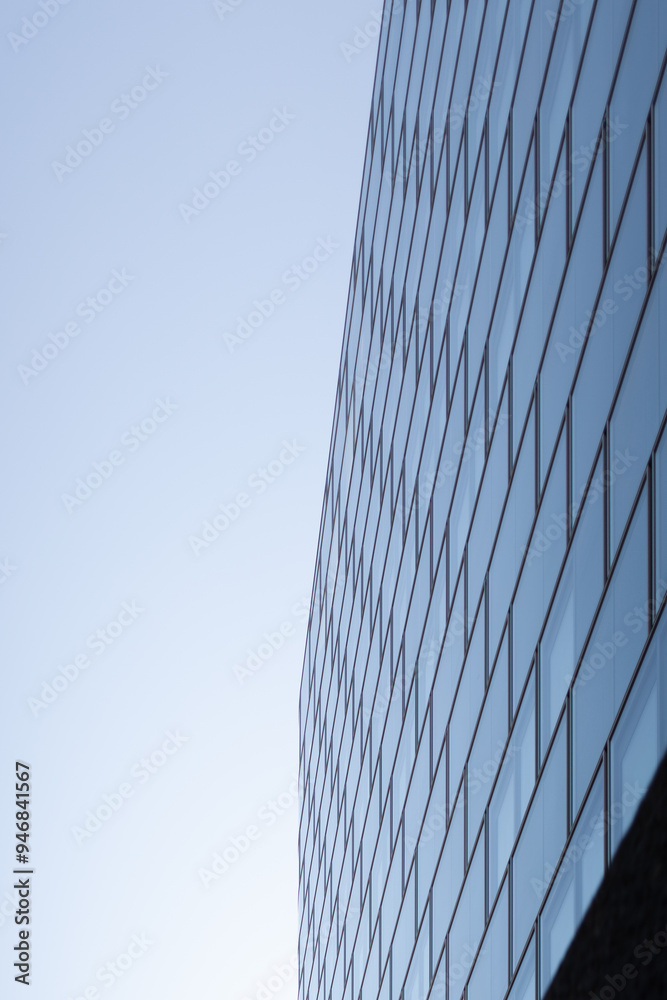 Modern structure that leads the view to the sky. This makes the viewer small. Modern structure that leads the view to the sky. This makes the viewer small.