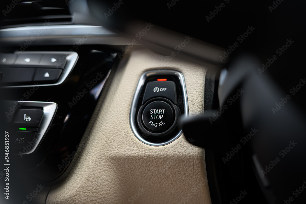 Automotive Push Start/Stop Button for Keyless Ignition Automotive Push Start/Stop Button for Keyless Ignition