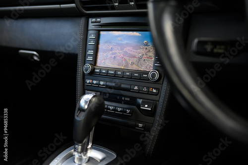 Car Dashboard with Navigation