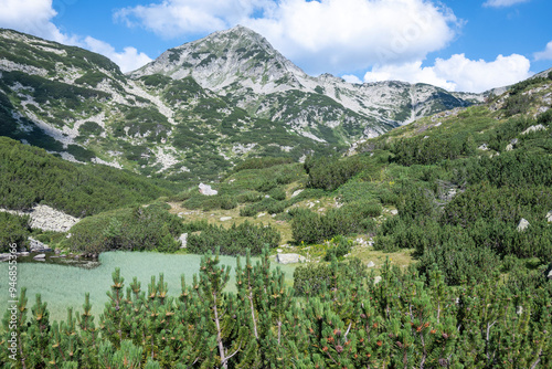 Pirin Mountain around Fish Banderitsa Lake, Bulgaria photo