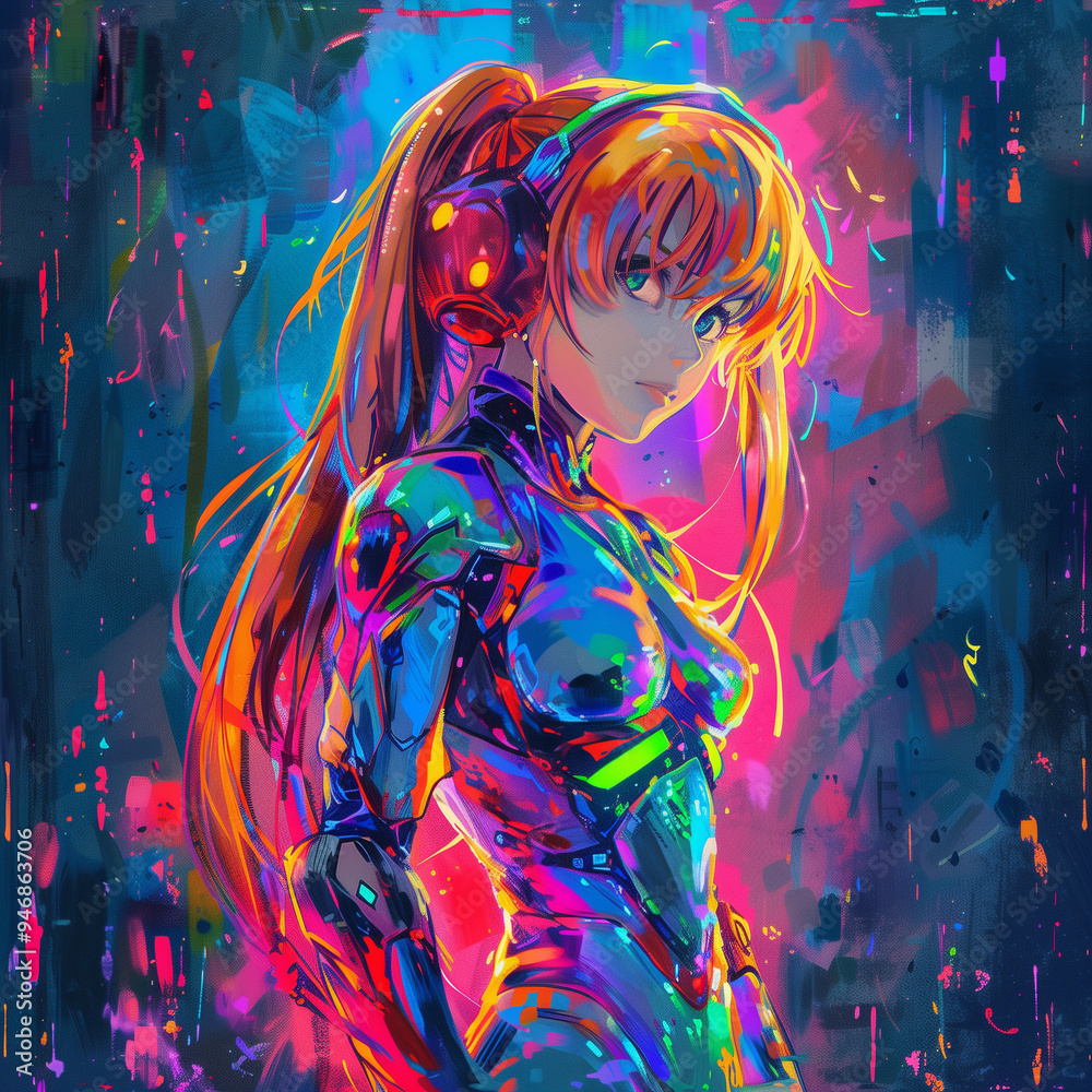 Naklejka premium woman with makeup