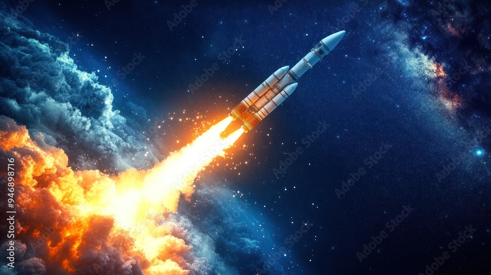 Rocket Launch into Space