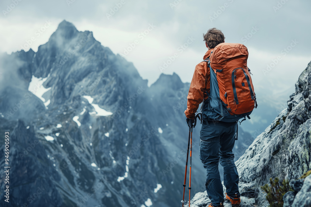 man trekking man trekking