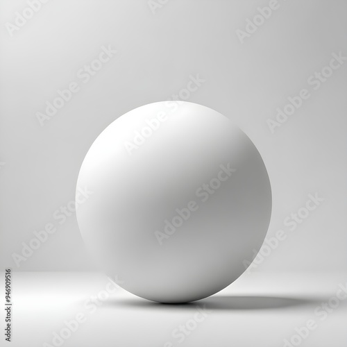 White Sphere Round Ball Modern Background Bubble Banner Graphic Design