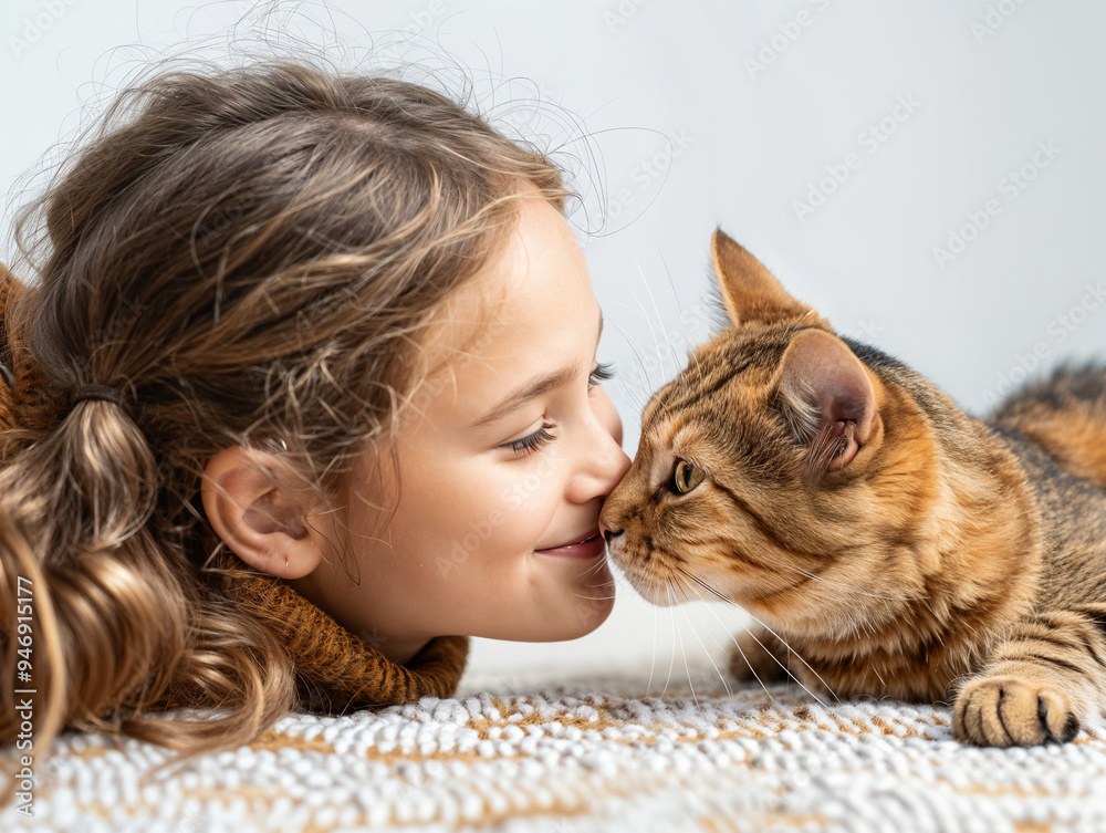 A girl and her cat, pet love, connection, pets, cats, kittens, adoption, children and animals, indoor shot, studio style photo, beautiful children and pets
A girl and her cat, pet love, connection, pets, cats, kittens, adoption, children and animals, indoor shot, studio style photo, beautiful children and pets