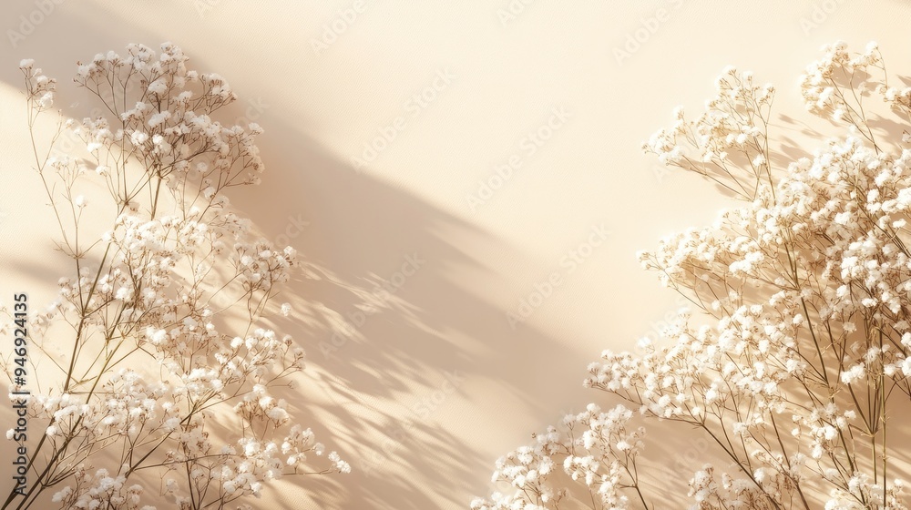 Minimalistic floral backdrop with delicate flowers. Perfect for adding a touch of elegance and beauty to wedding invitations, social media posts, or other design projects. Minimalistic floral backdrop with delicate flowers. Perfect for adding a touch of elegance and beauty to wedding invitations, social media posts, or other design projects.