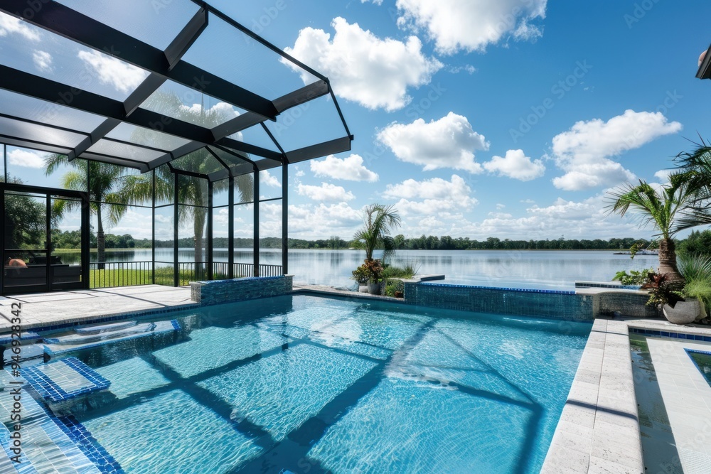 Luxury Pool with Lake View