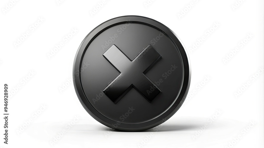 Modern minimalist matte black icon featuring a stylized multiplication symbol crossed with a circular shape, creating a bold and sleek corporate brand identity. Modern minimalist matte black icon featuring a stylized multiplication symbol crossed with a circular shape, creating a bold and sleek corporate brand identity.