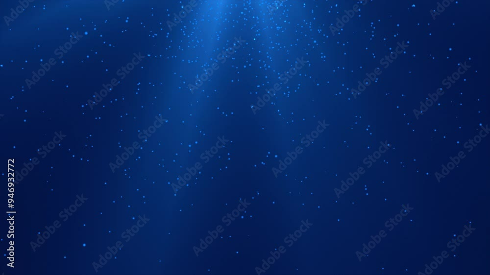 Falling blue particles abstract background particle flow particles and rays of light. 3D rendering Falling blue particles abstract background particle flow particles and rays of light. 3D rendering
