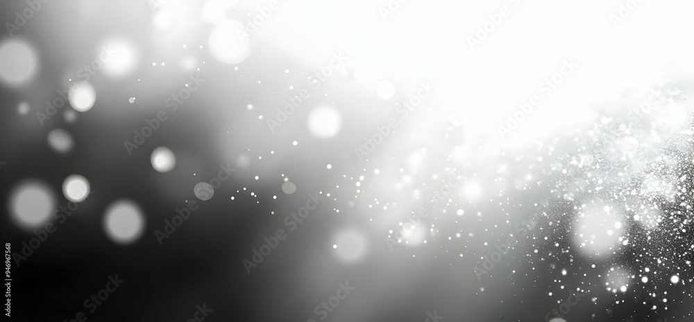 Abstract Silver and White Bokeh Background Abstract Silver and White Bokeh Background