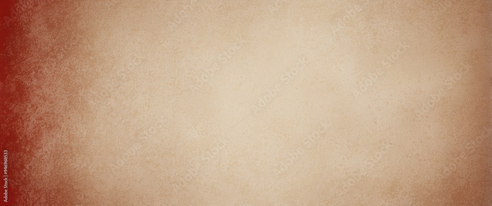 Beige and Red Textured Background with Irregular Shapes