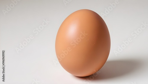 Wallpaper Mural Single Brown Egg Breakfast Isolated Food Background 3D Graphic Design Torontodigital.ca