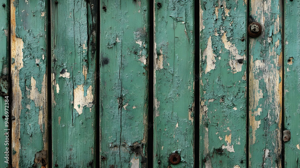Weathered Green Wood Texture Background Peeling Paint Rustic Vintage Weathered Green Wood Texture Background Peeling Paint Rustic Vintage