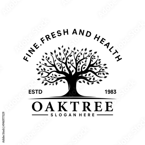 tree logo design vector illustration