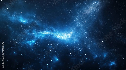 A Galaxy of Stars and Nebulae in Deep Space