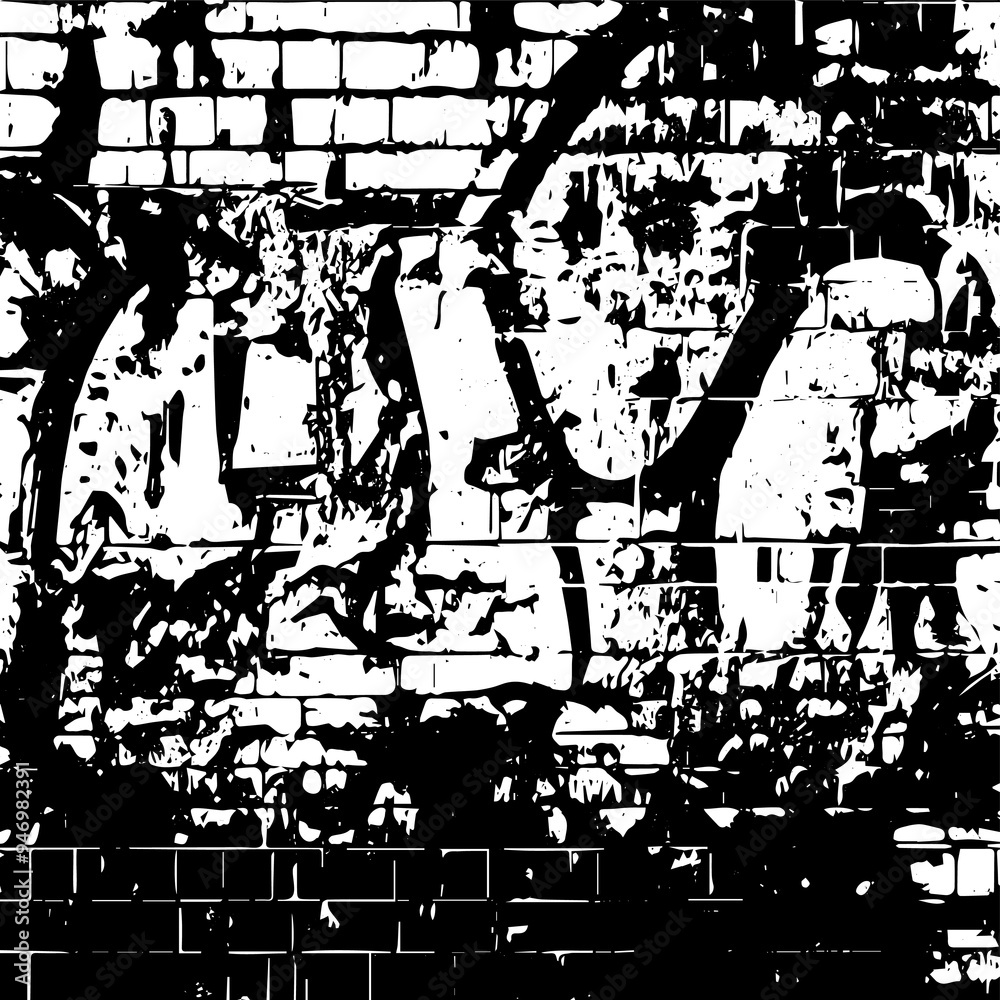 grunge graffiti wall texture with peeling paint and grim grunge graffiti wall texture with peeling paint and grim