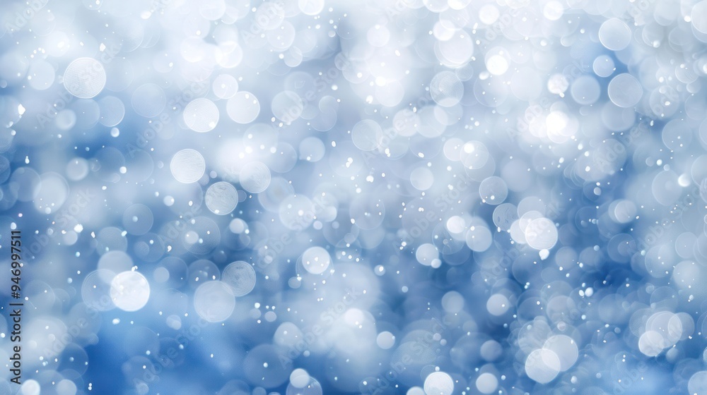 Abstract Blue and White Bokeh Background Abstract Blue and White Bokeh Background