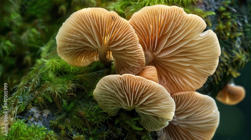 Mushrooms in the Forest