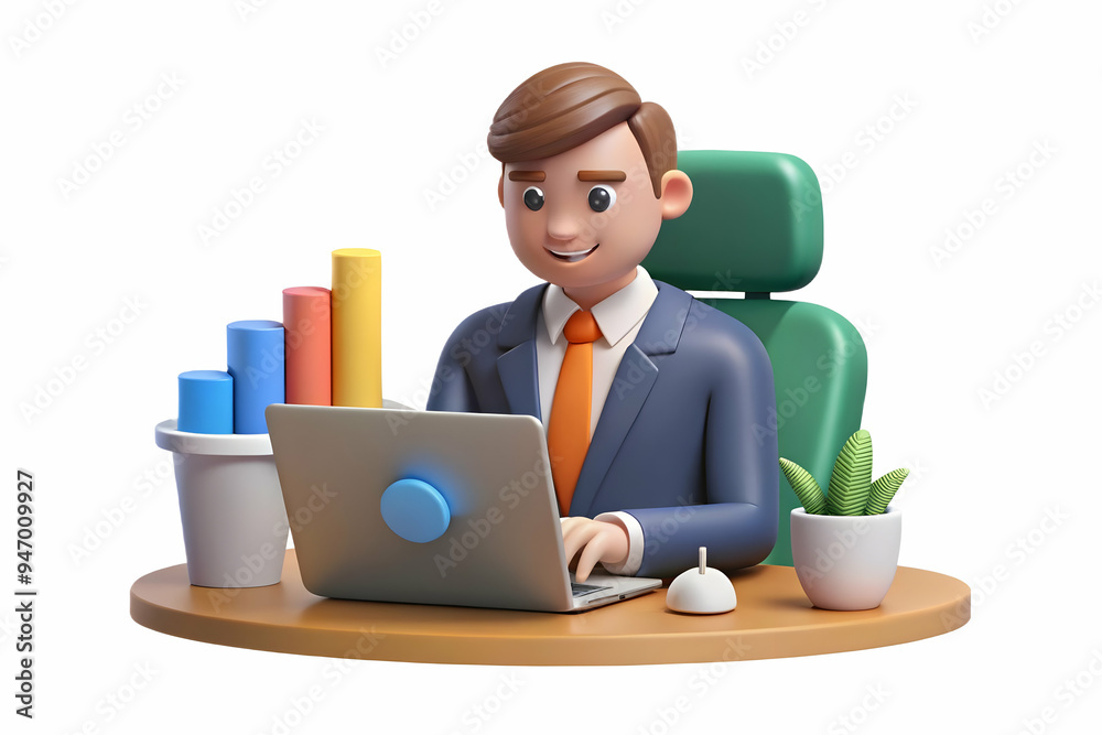 Serious Financial Officer Reviewing Quarterly Earnings Reports at Desk - Capturing the Responsibility of Financial Reporting in a Candid Shot (125 characters) Serious Financial Officer Reviewing Quarterly Earnings Reports at Desk - Capturing the Responsibility of Financial Reporting in a Candid Shot (125 characters)