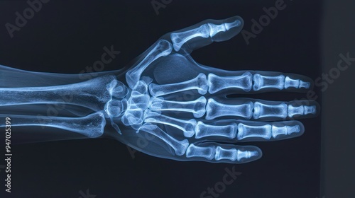 X-ray of a Human Hand