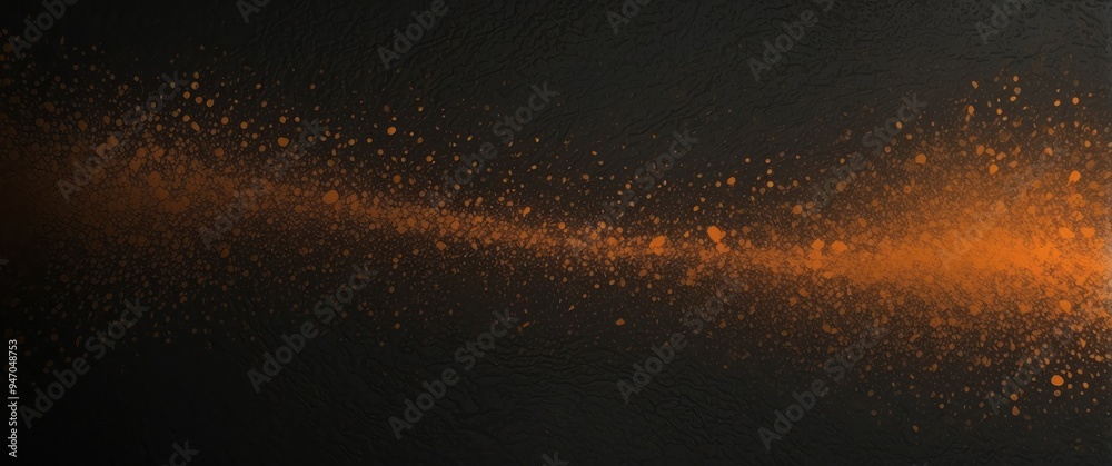 Fototapeta premium Abstract Orange and Black Spatter Pattern