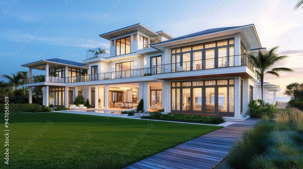 Modern Luxury Beach House Modern Luxury Beach House