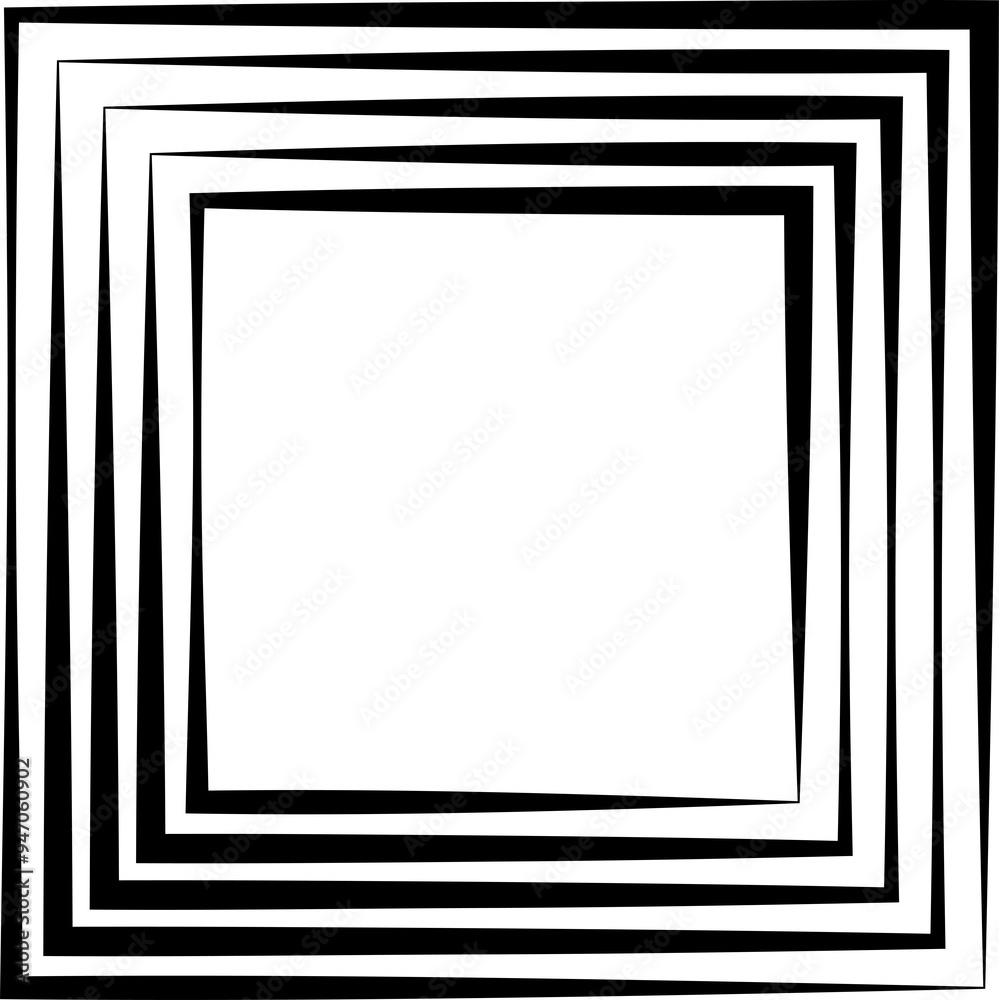 Square dynamic shapes. Graphic design elements Square dynamic shapes. Graphic design elements
