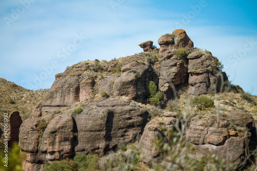 rocks in the mountains