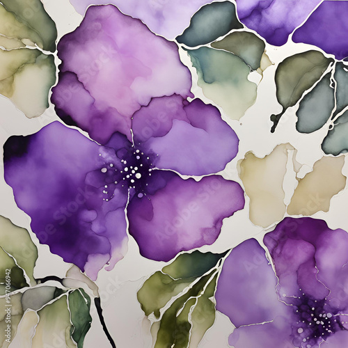 background with flowers