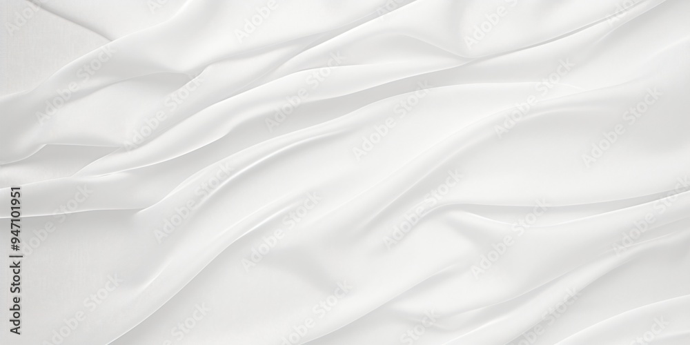 Soft, billowing white fabric creates a serene, minimalist background. Soft, billowing white fabric creates a serene, minimalist background.
