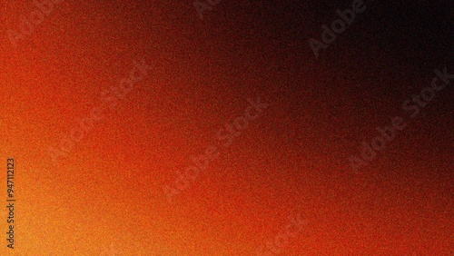 Red grainy texture effect abstract gradient background  dark vibrant color flow wave copy space