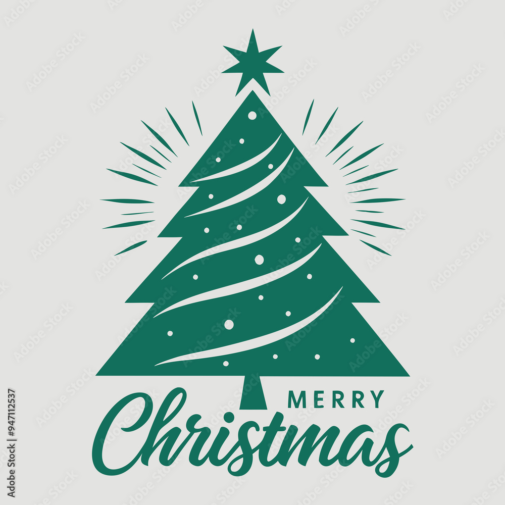 Elegant Merry Christmas Tree silhouette vector perfect for cards and seasonal graphics
Elegant Merry Christmas Tree silhouette vector perfect for cards and seasonal graphics