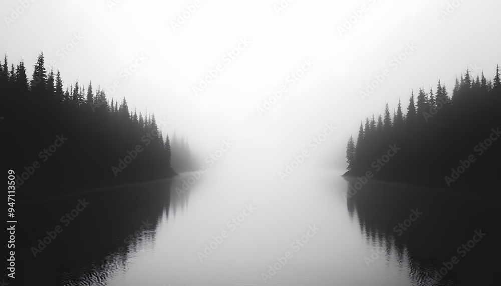 Fototapeta premium A short, inspirational quote or a single word in a clean, minimalist font, placed in the center of the wallpaper