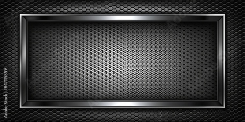 Abstract black metallic frame sports concept background , sports, abstract, black, metallic, frame, concept, background