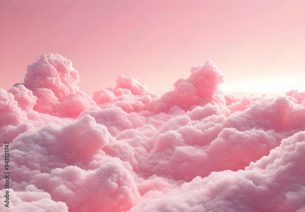 Pink Cloudscape Dreamy Pastel Sky Texture Pink Cloudscape Dreamy Pastel Sky Texture