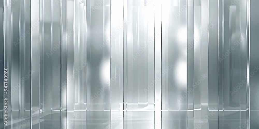 Obraz premium Glass curtain wall with blurred background