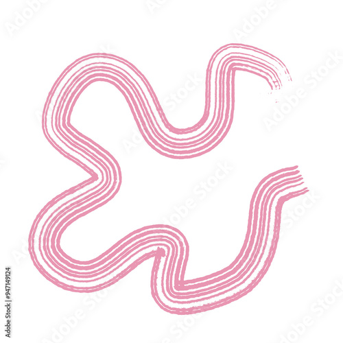 Rake Line Pattern Background