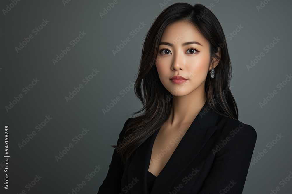 Beautiful Woman in Black Blazer Beautiful Woman in Black Blazer
