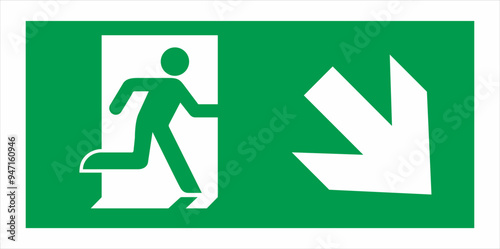 Emergency Escape Sign Symbols...