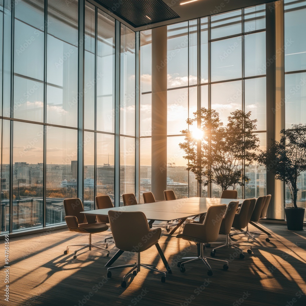 Corporate professional setting up business meetings Corporate professional setting up business meetings