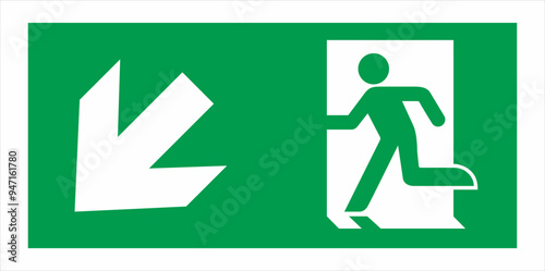 Emergency Escape Sign Symbols...