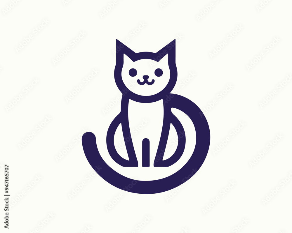 illustration of a cute cat illustration of a cute cat