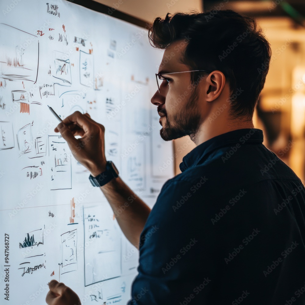 Entrepreneur planning for a business expansion Entrepreneur planning for a business expansion