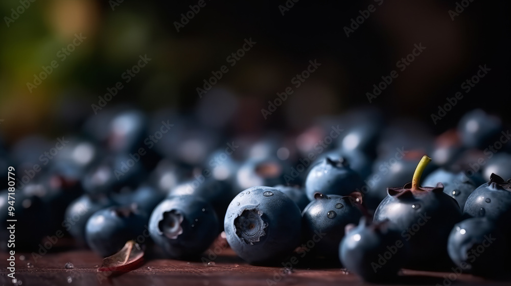 Fresh Blueberries Macro Closeup Photography Fresh Blueberries Macro Closeup Photography