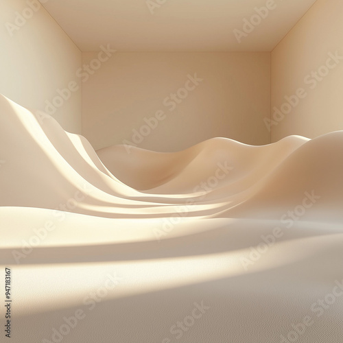 abstract background with waves