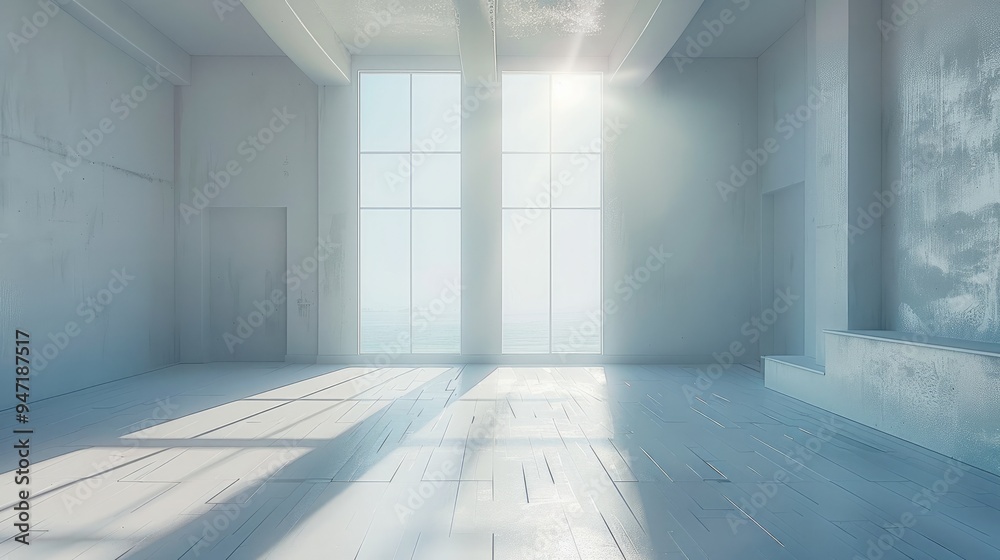 Aesthetic minimalist room. Generative AI. Aesthetic minimalist room. Generative AI.