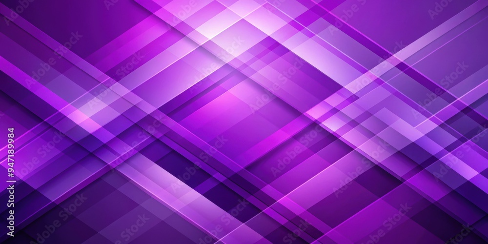Obraz premium Purple abstract geometric background with intersecting shapes and vibrant hues, geometric, abstract, background, purple