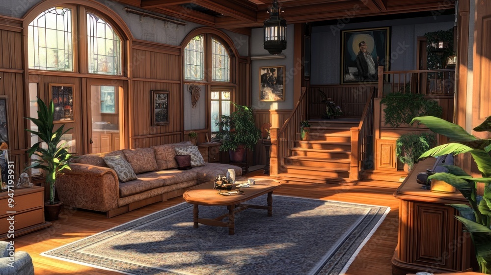 Fototapeta premium A Luxurious Living Room
