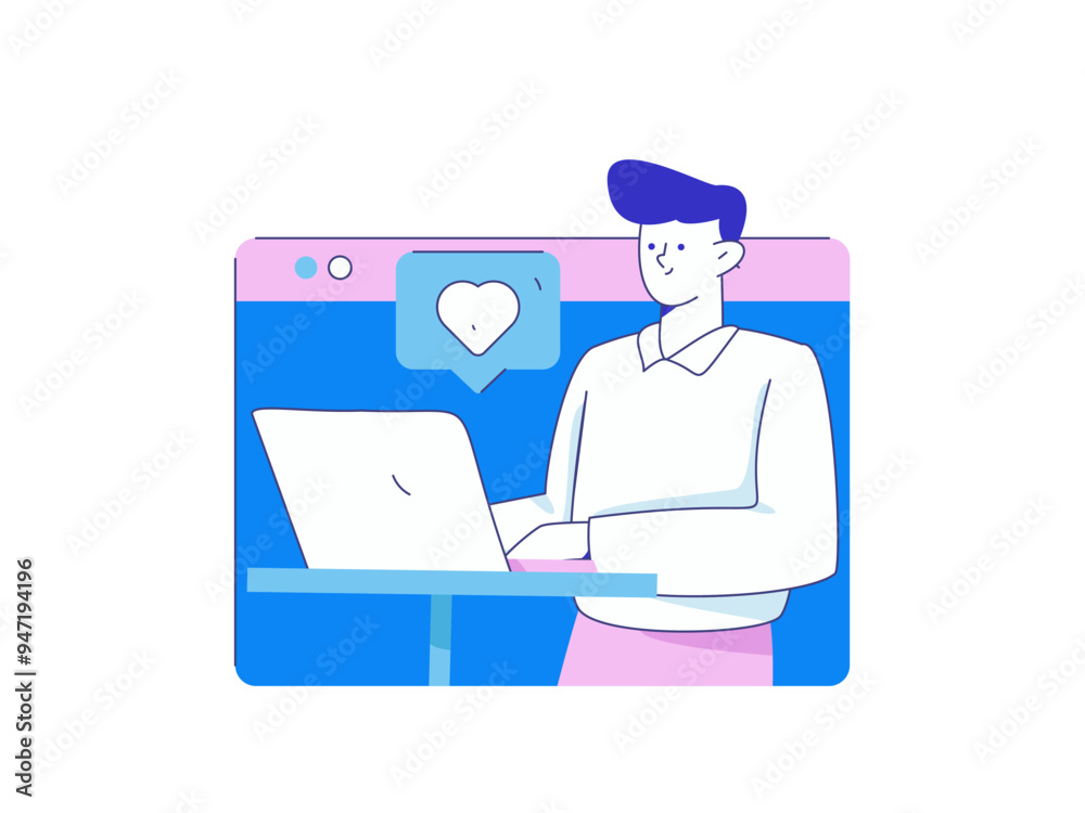 Flat vector illustration of business people operating work scene
Flat vector illustration of business people operating work scene