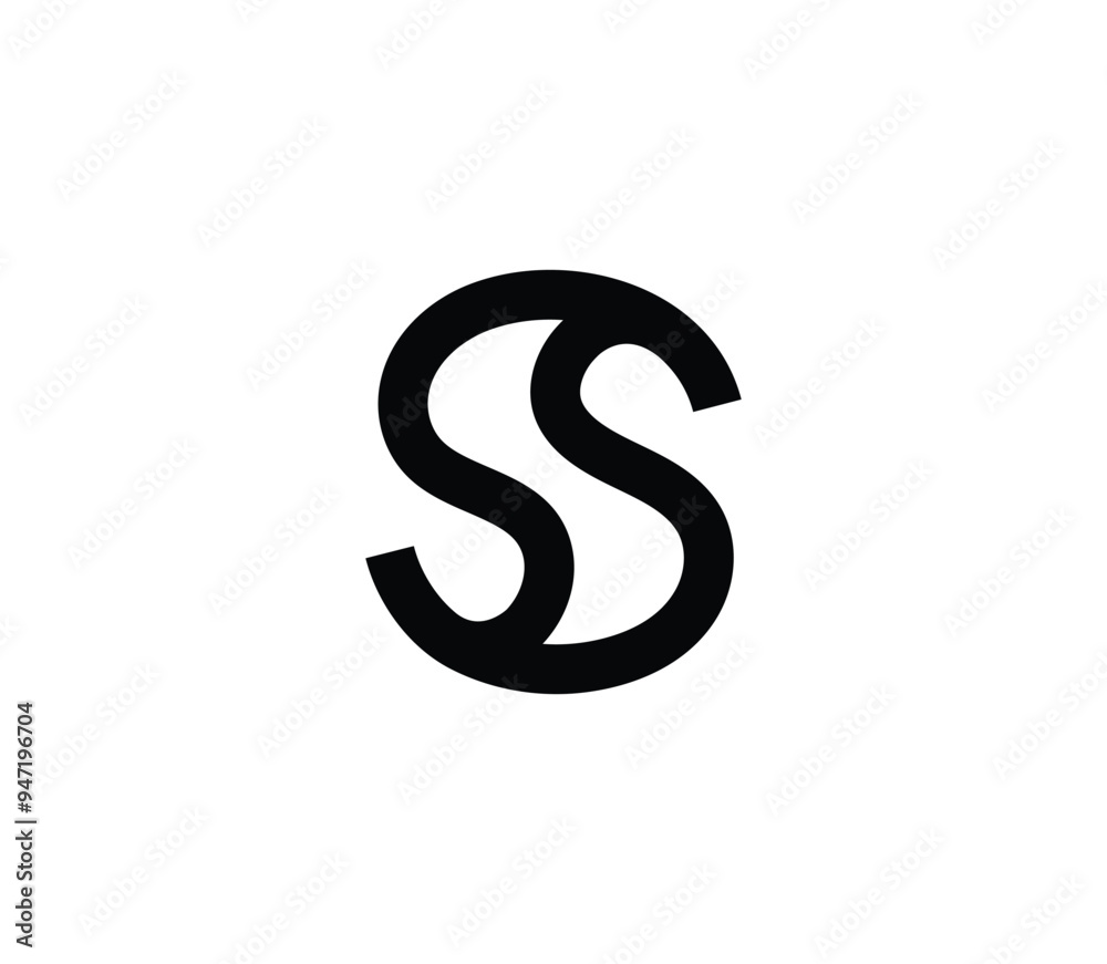 SS Letter Initial Logo Design, ss luxury logo design vector, S or SS letter logo, creative initial S S symbol.SS icon SS Letter Initial Logo Design, ss luxury logo design vector, S or SS letter logo, creative initial S S symbol.SS icon